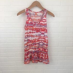 Lucy Racerback Ruffle Bottom Top